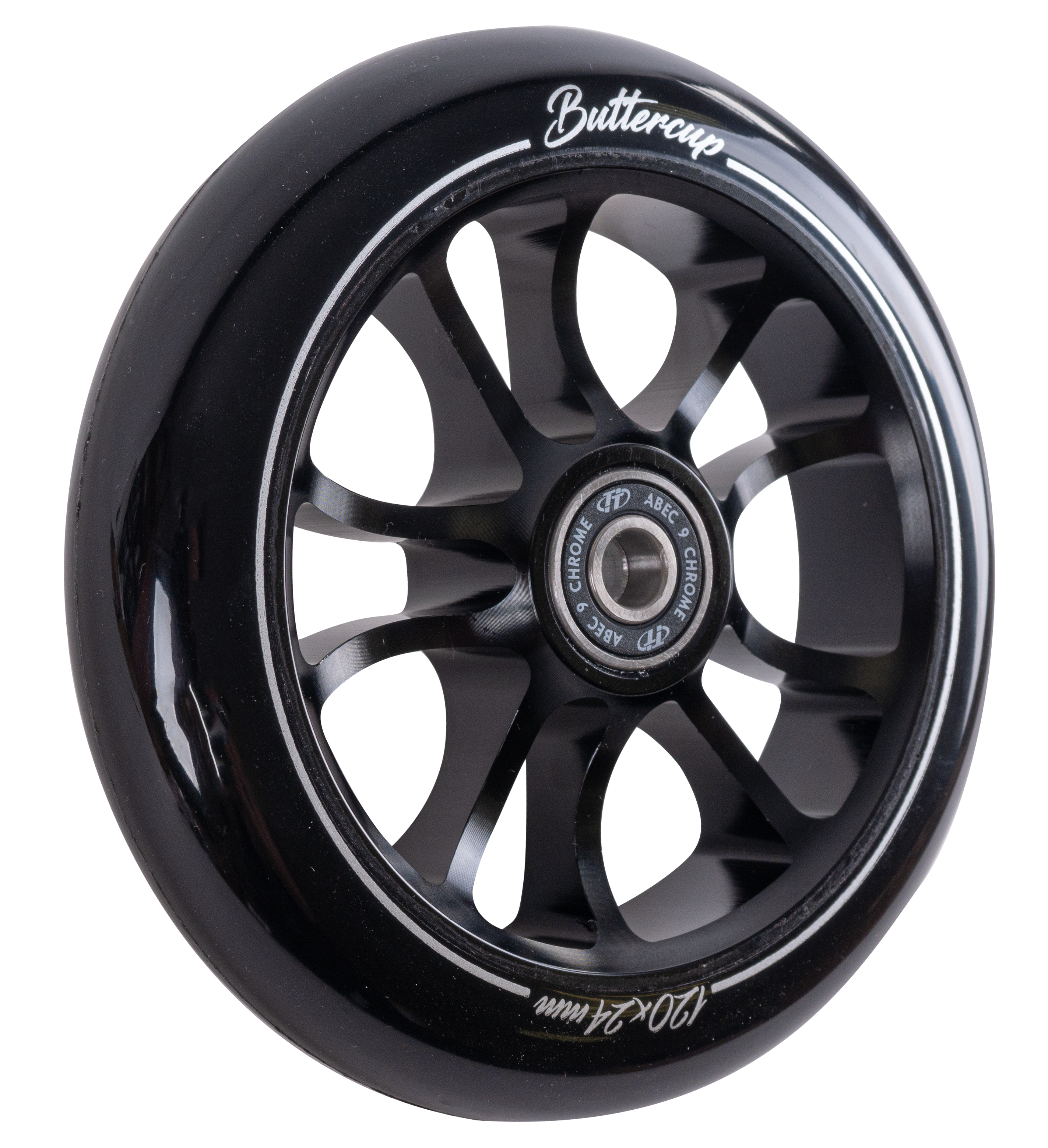 Колесо для самоката X-Treme 12024мм, Buttercup, black