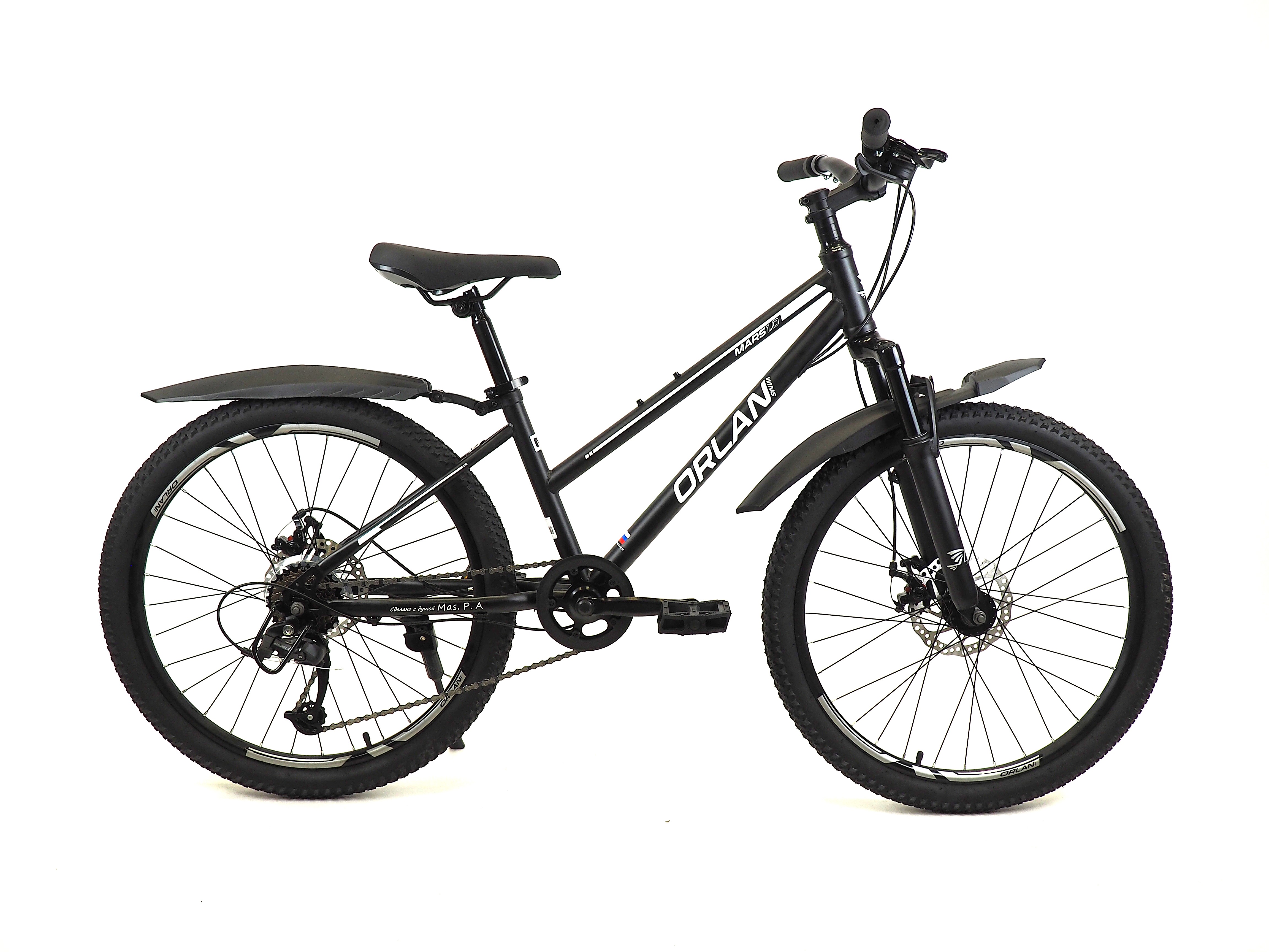 Велосипед ORLAN WING 26" MARS 1.0 черный, сталь, размер 14