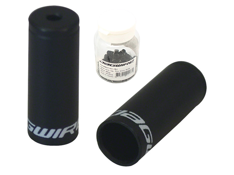 JAGWIRE Наконечник оболочки троса переключателя 4мм,сплав, 50шт