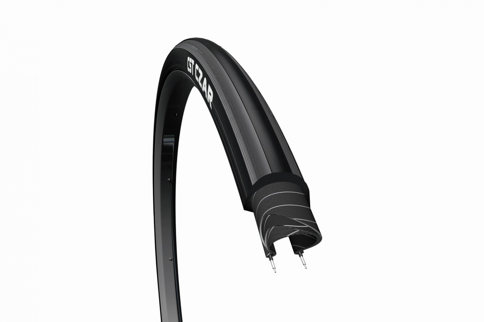Покрышка CST 700x25 (25-622) CZAR C1406 60 TPI чрная складная