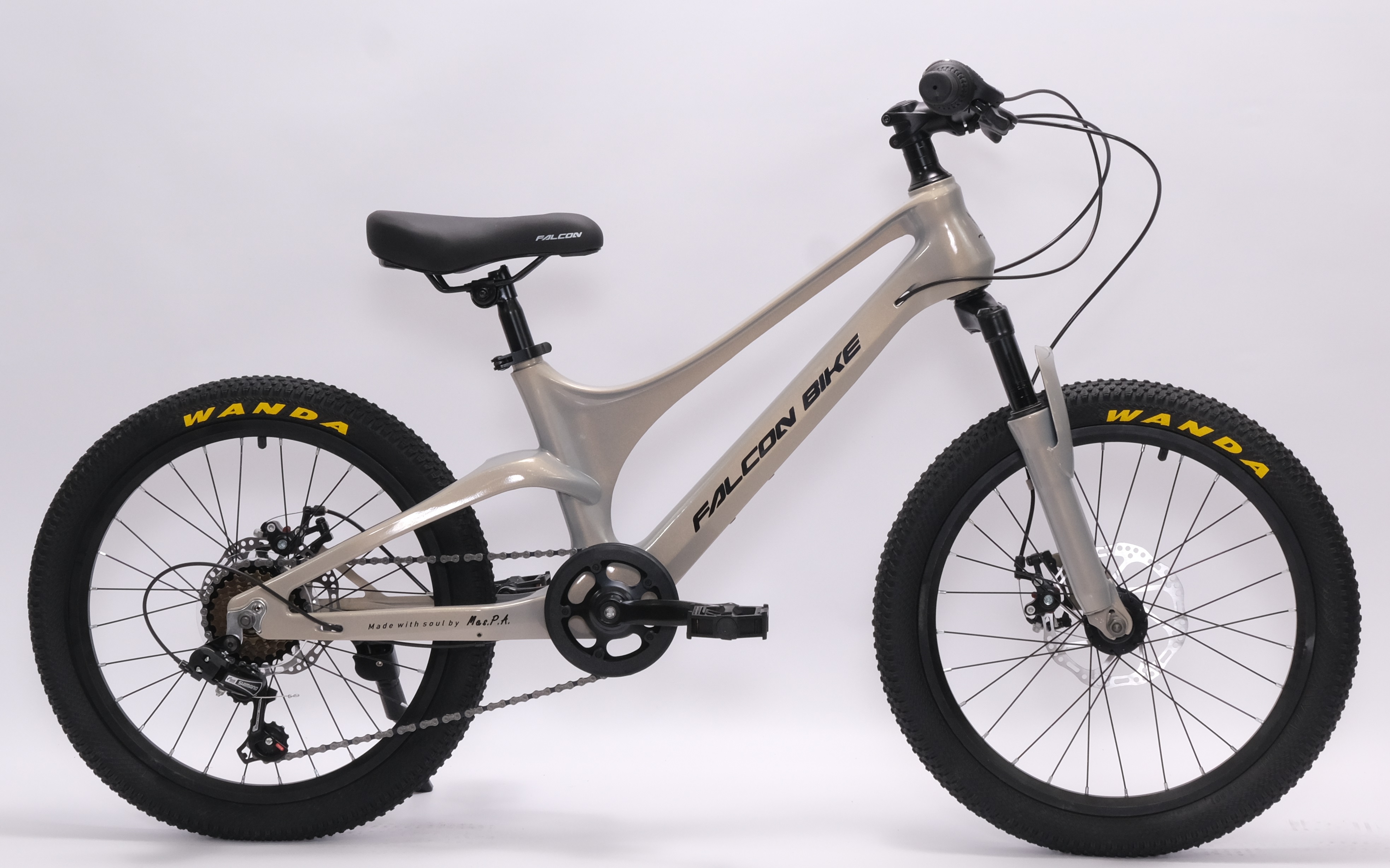 Велосипед FALCON BIKE 20" MILD серый, магниевый сплав