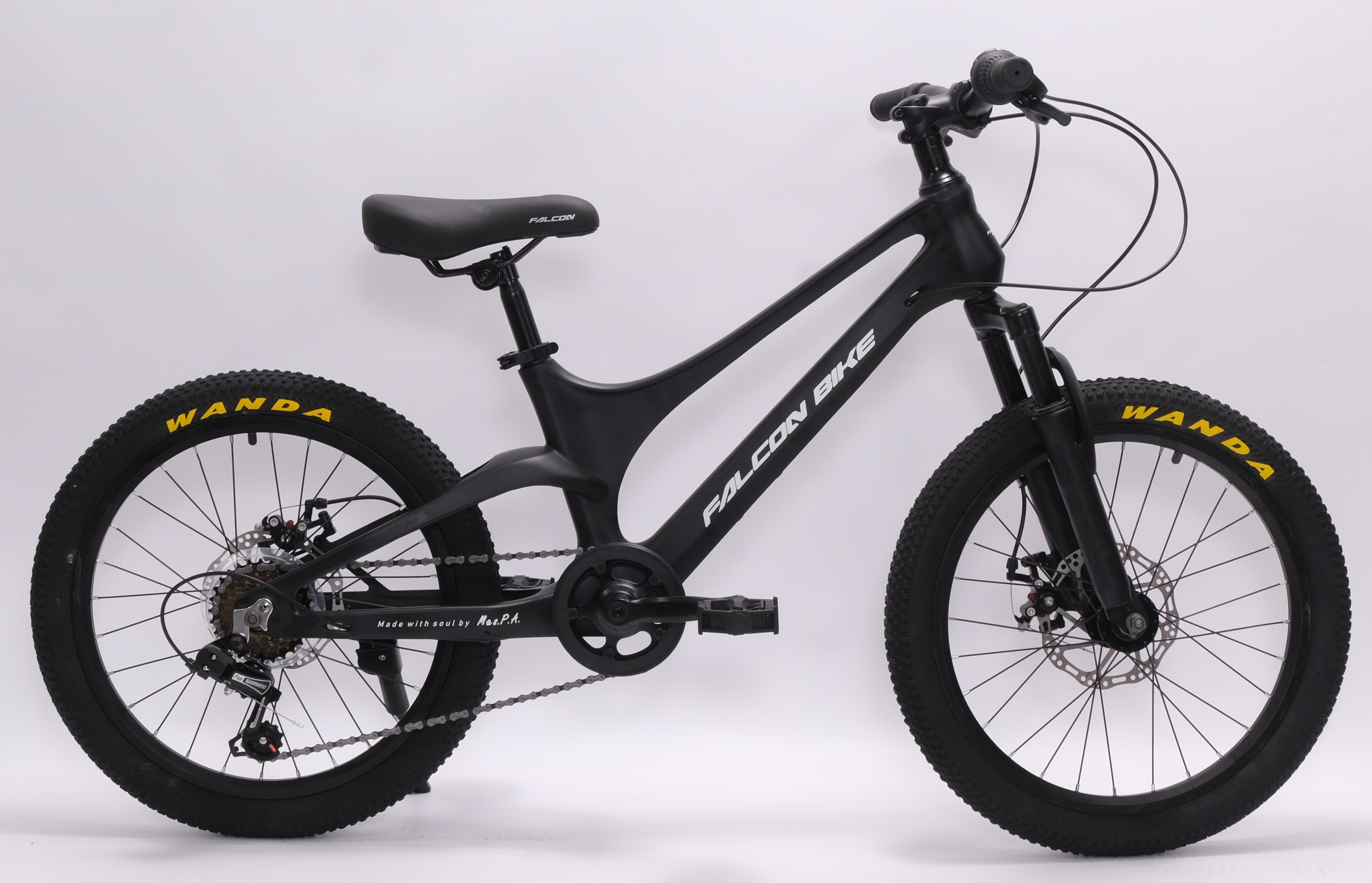 Велосипед FALCON BIKE 20" MILD черный, магниевый сплав