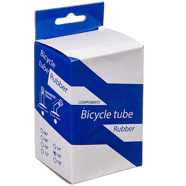 Камера велосипедная BT ,16Х1,95/2,125 ,автониппель 33мм (упак. коробка)