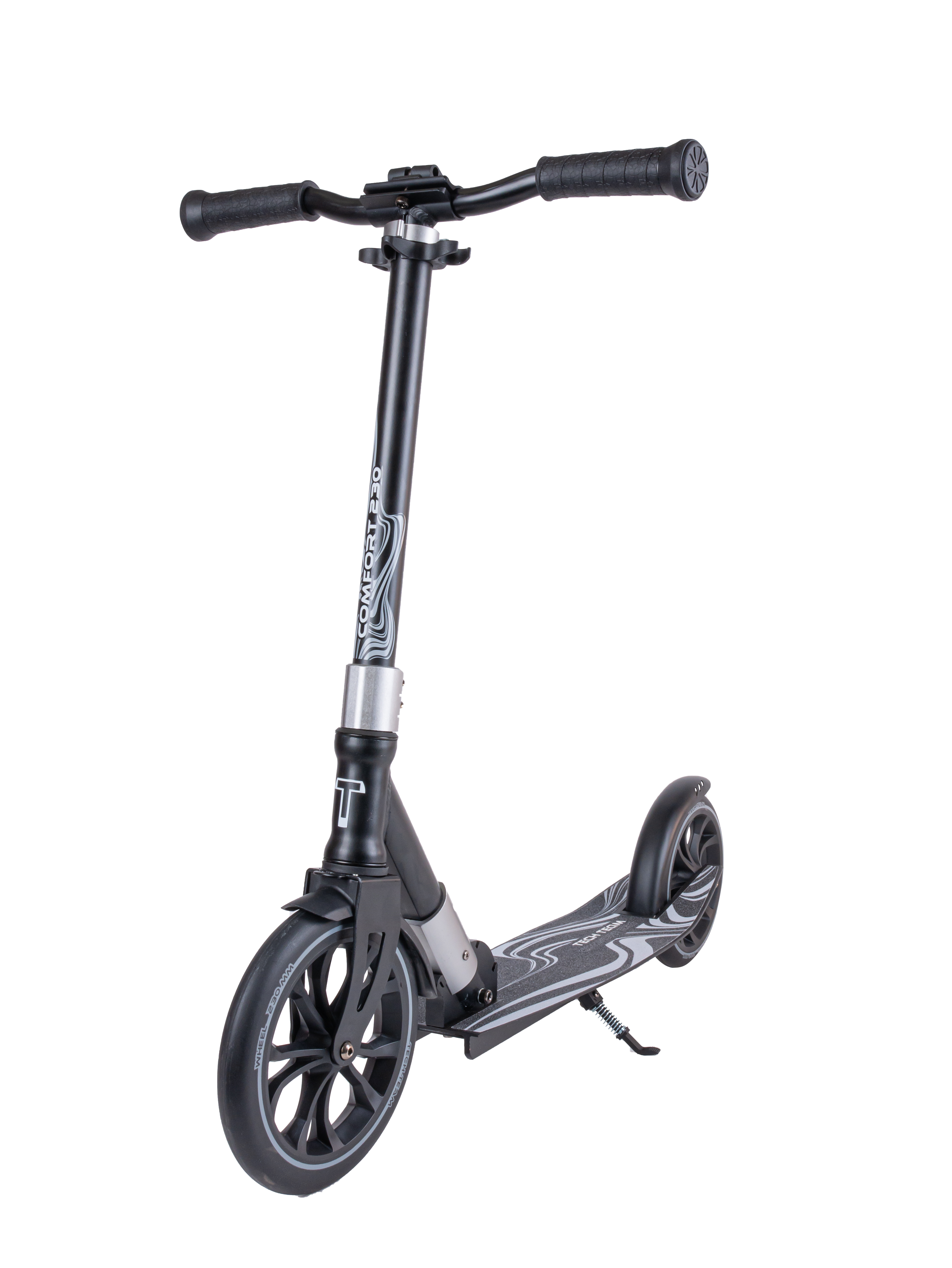 Самокат COMFORT 230R black/grey 1/2