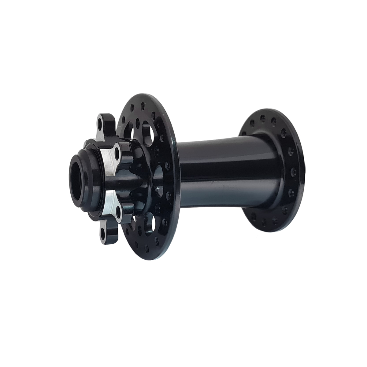 Втулка передняя NOVATEC D791SB-15 32H, алюминиевая ось15x100мм, чрная, без эксцентрика, без логотипа