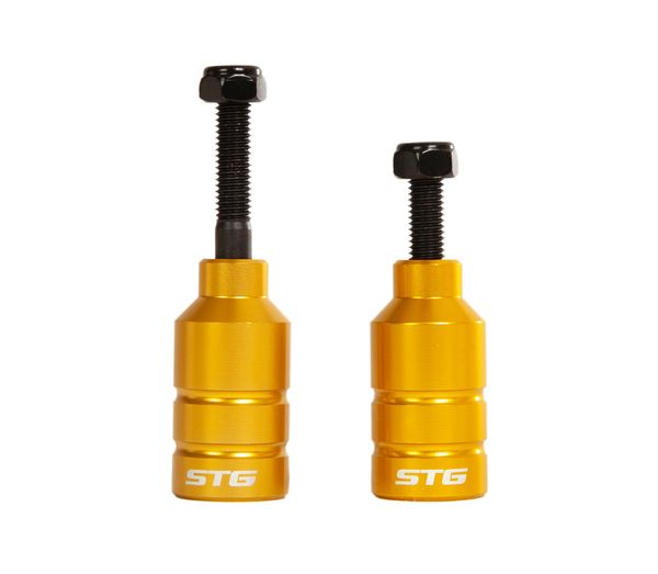 Пеги для трюкового самоката с осью, 22.2 мм, алюм., золотой, 2шт.