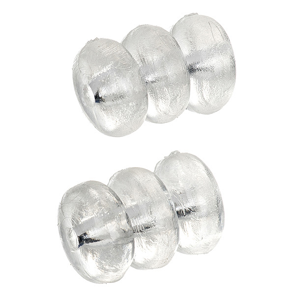 Комплект из 3 резиновых шайб STG YZ-KOR4-1.5  для защит рамы от тр. прозр. 1,5 мм.  инд. упак  200шт