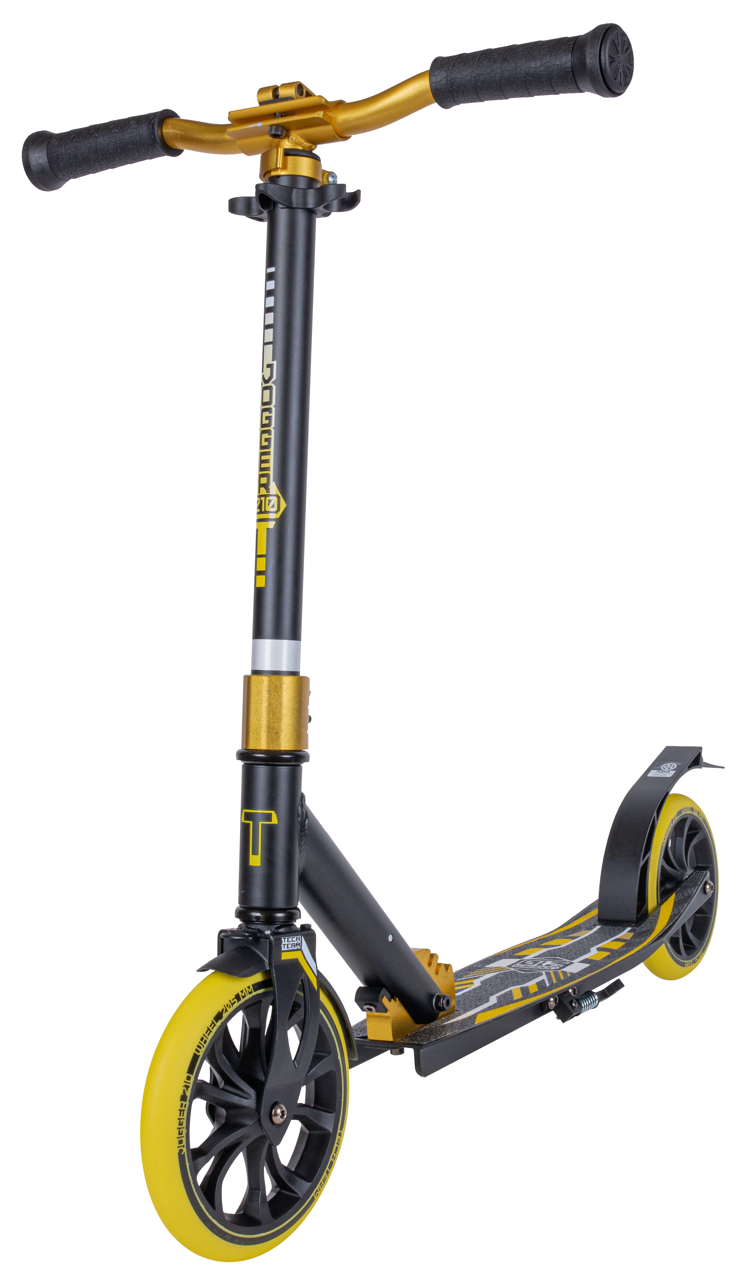 Самокат 210 jogger черно-желтый 1/2