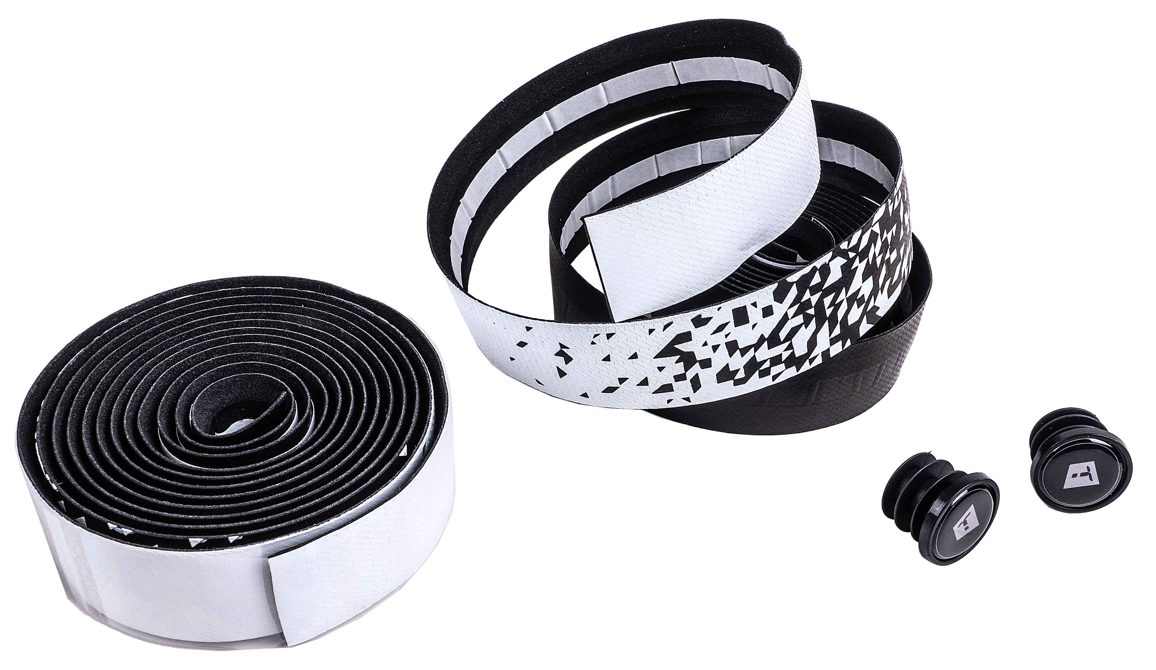 Оплетка Blocks White на руль EVAPU, толщина 3мм, цветная на 1/3 длины.