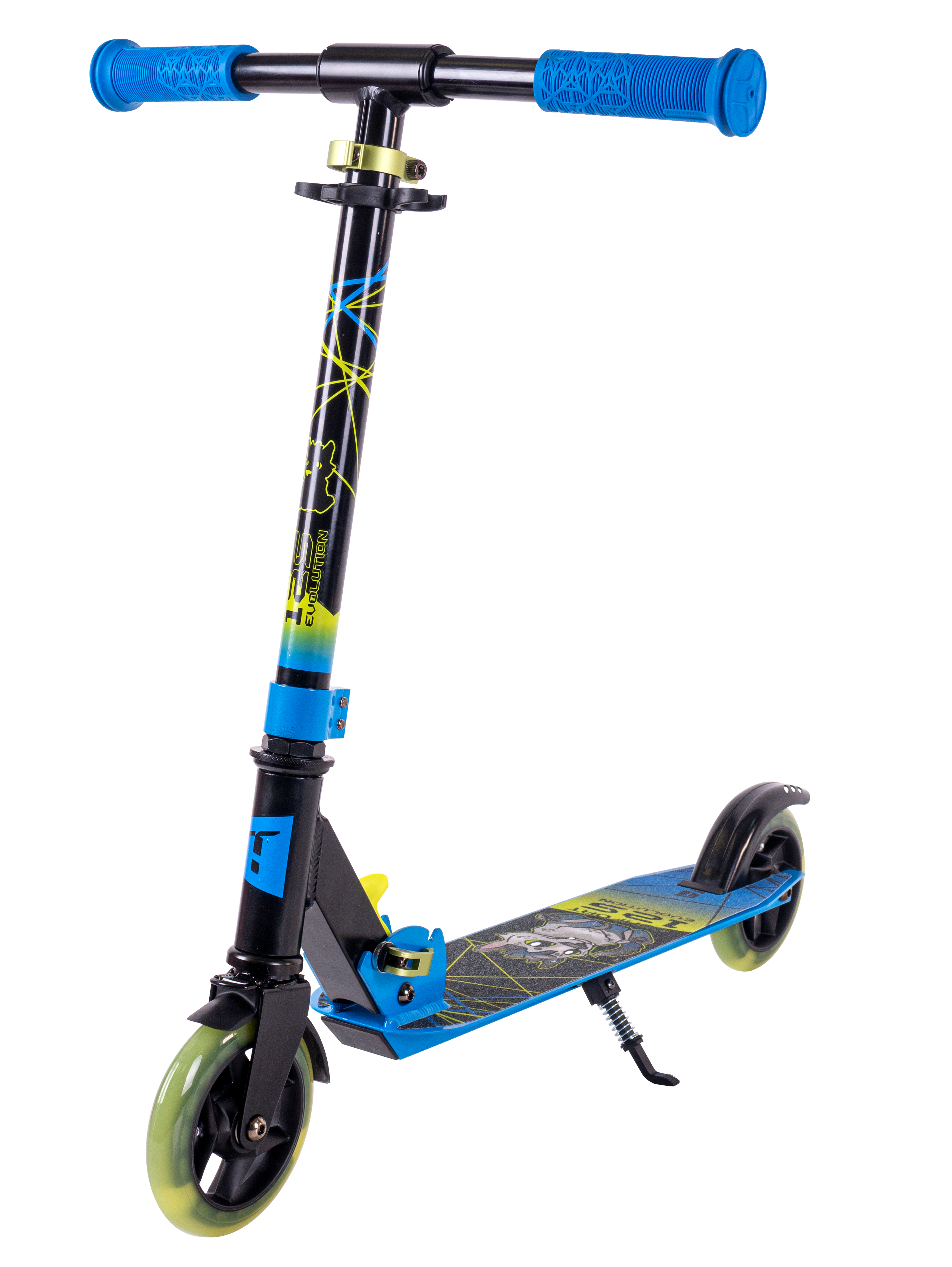 Самокат Comfort 125 evolution blue 1/4