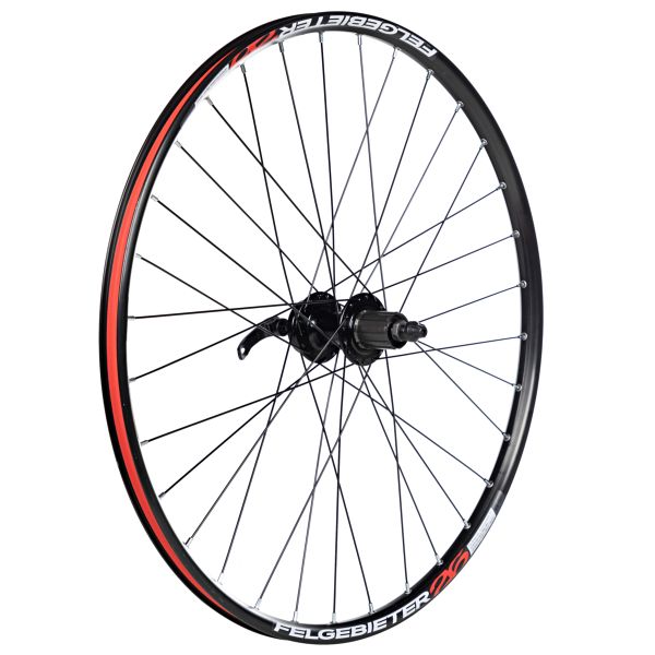 Колесо 26 зад,двой. пист .обод под disc 32 отв, втулка SF B27R аллюм, экс-к, пром подшип подшип.