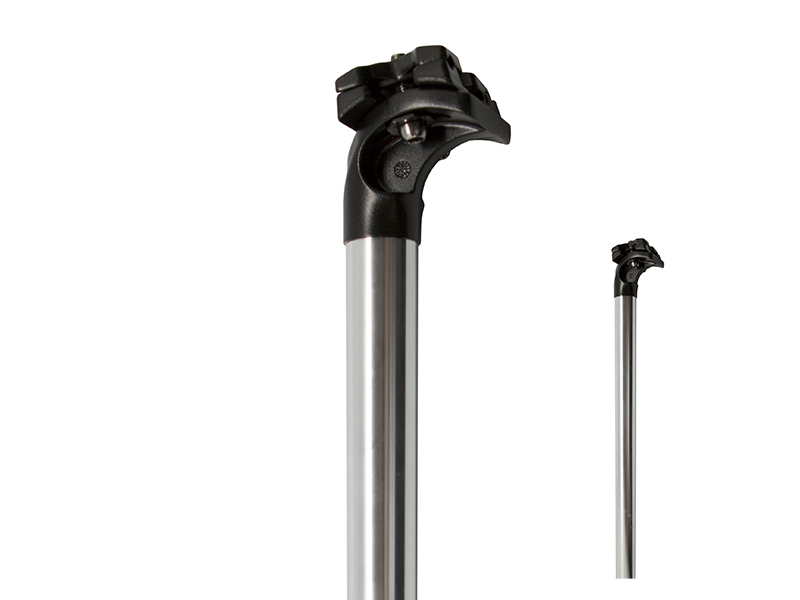 PROMAX Штырь подседельный SP-279 алюм., D31,6 х L400мм, смещение 25мм, угол -10 - 18, 2 болта, сереб