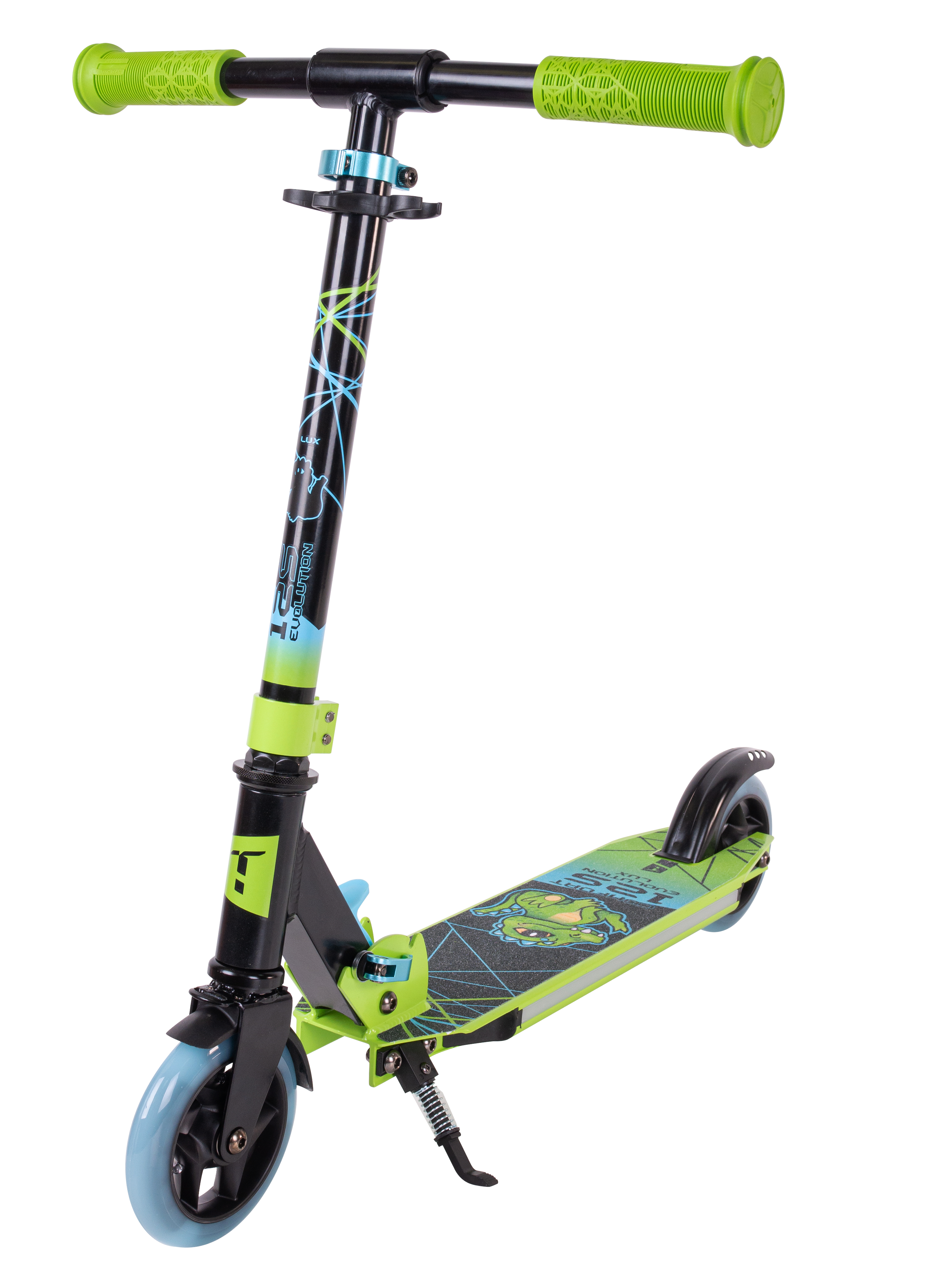 Самокат Comfort 125 evolution  lux green 1/4