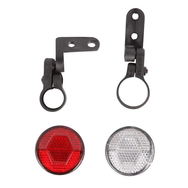 Катафоты J96 (белый передний  красный задний, набор 2 шт)