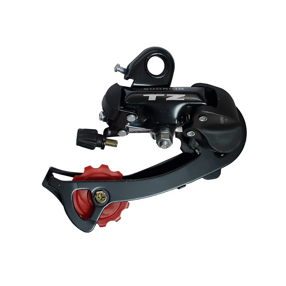 Переключатель задний HG-62A дискретный на 8 ск., длинная лапка (84мм), мкость 39T, крепление на пету