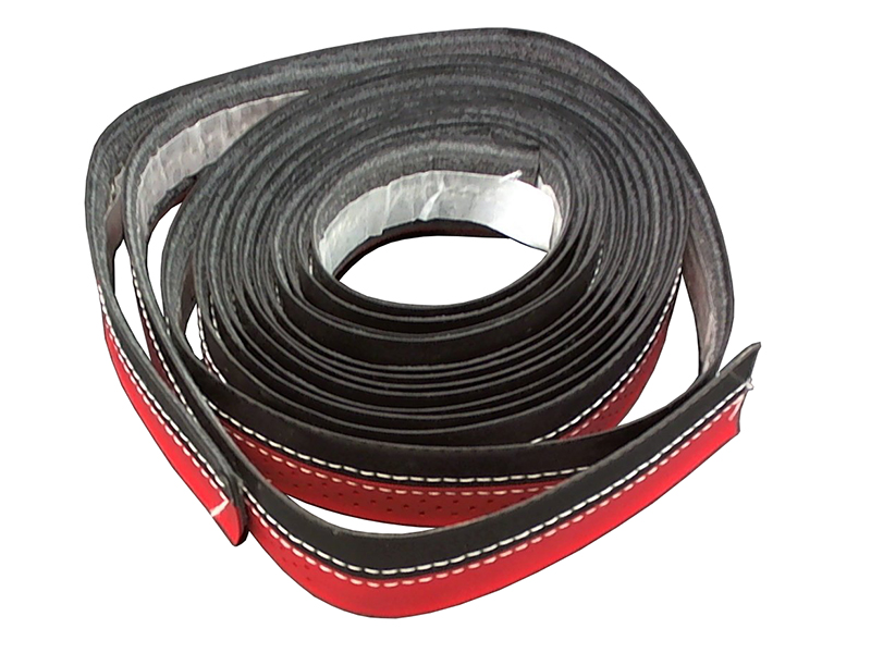 VELO Оплтка руля VLT-007 200х3см полиуретан черно-красная