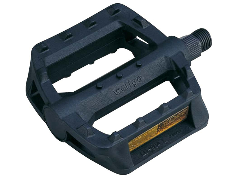 WELLGO Педали LU-984, BMX, пластик, ось из бористой стали, 9/16, 107х95,5х28мм, 326г, чрные