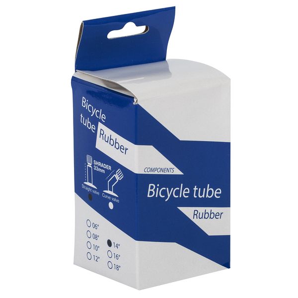 Камера велосипедная BT, 14X1,75/2,125 автонип.33мм.(упак. коробка)