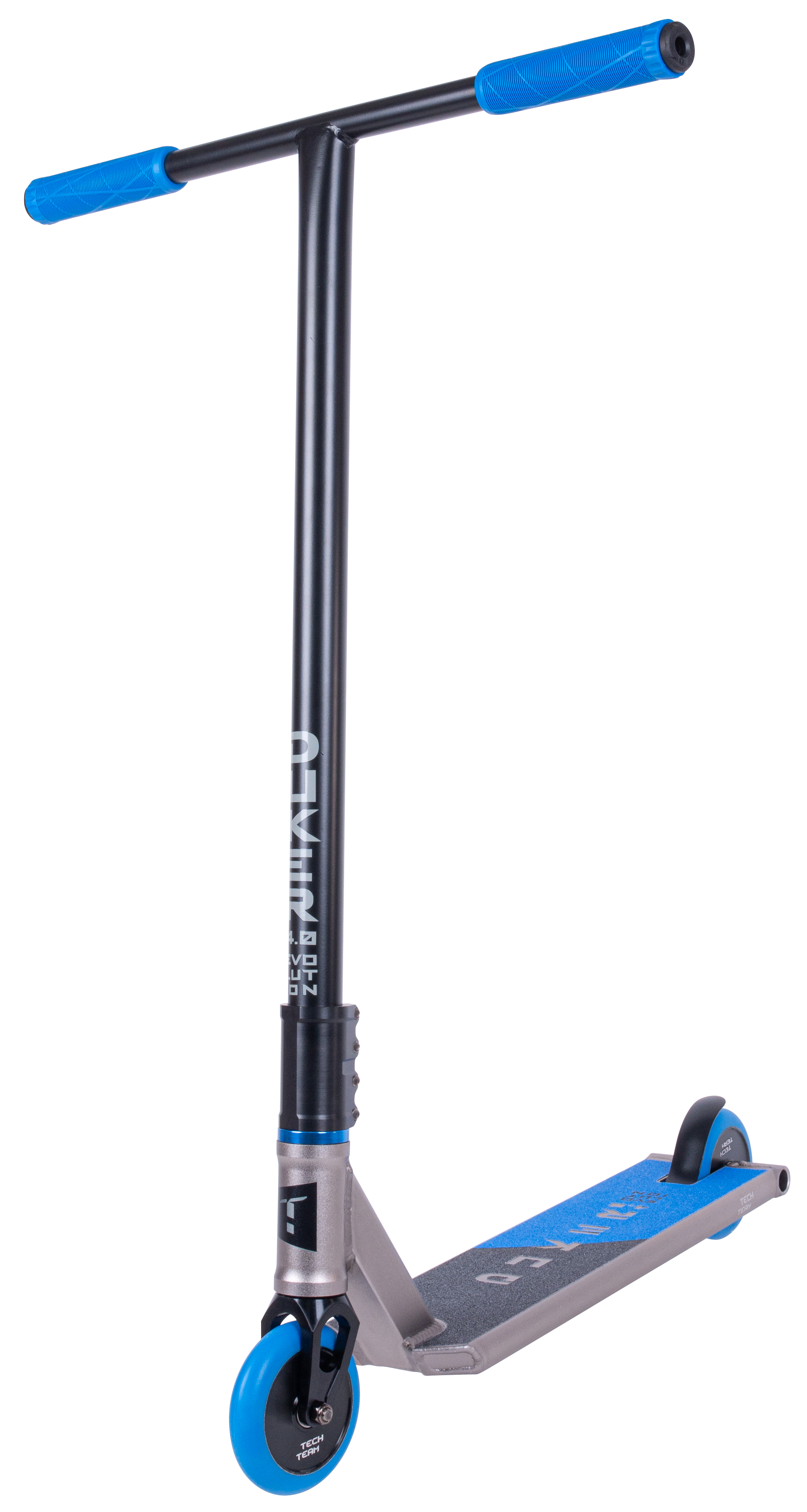 Самокат трюковой Duker 4.0  grey/blue 1/4