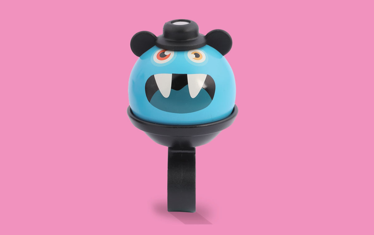 Звонок NUVO механический ударный,  45мм, алюминий/пластик, голубой (200)