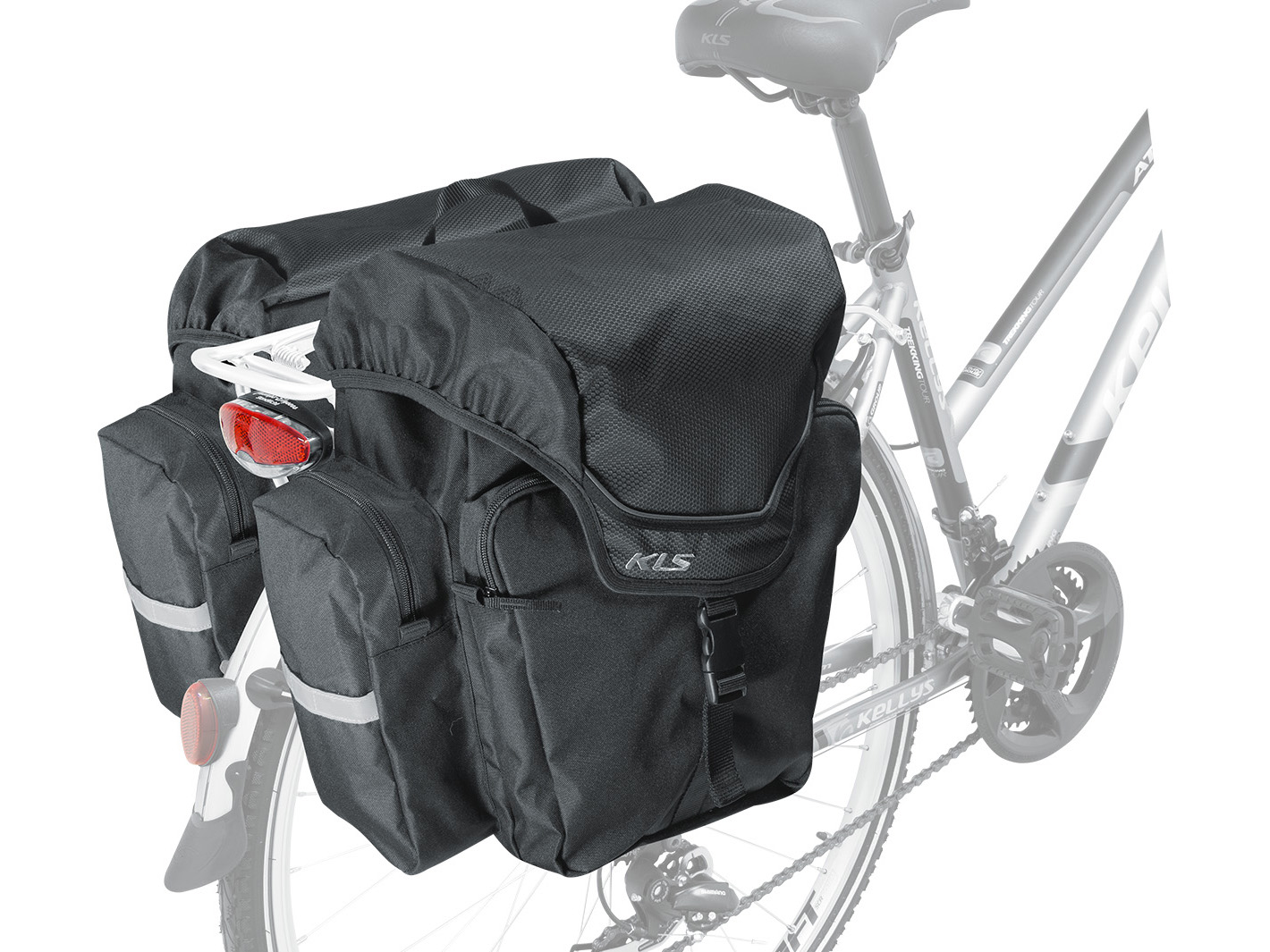 Сумка на багажник ADVENTURE 40, объем 40л, цвет черный