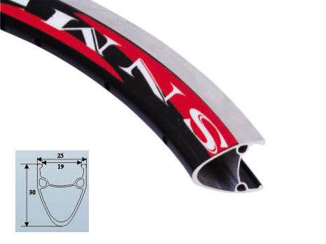 Обод двойной 26x1.75-1.95 чрные /CNC 32H