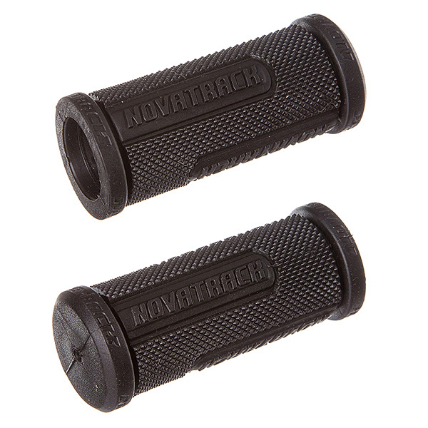 Грипсы Novatrack, 75мм, черные, инд упак.