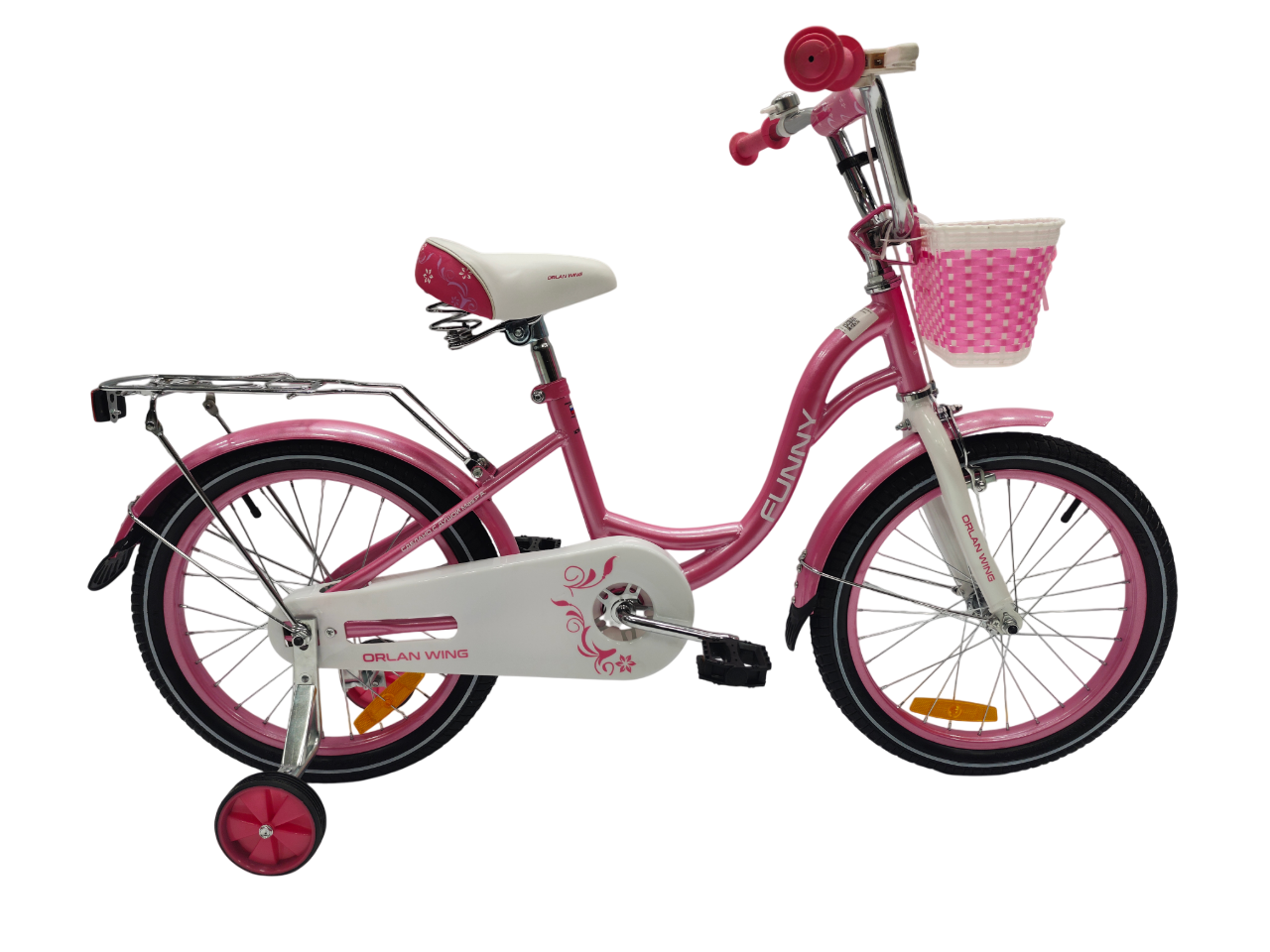 Велосипед ORLAN WING 20" FUNNY розовый, сталь