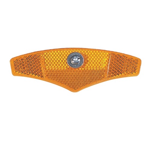 Отражатель на спицы желтый 110х35