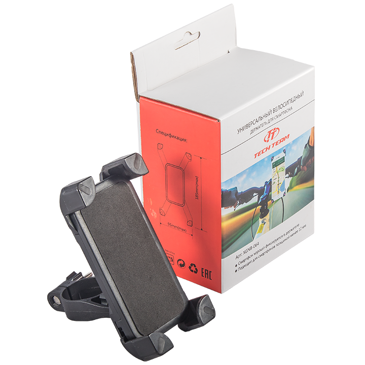 Держатель для смартфона на руль 1/100 XGNB-064-1 XGNB-064-1, black