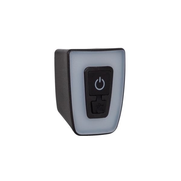 Фонарь  задний STG BC-TL5555, 20 lm, 500mAh, USB, черный