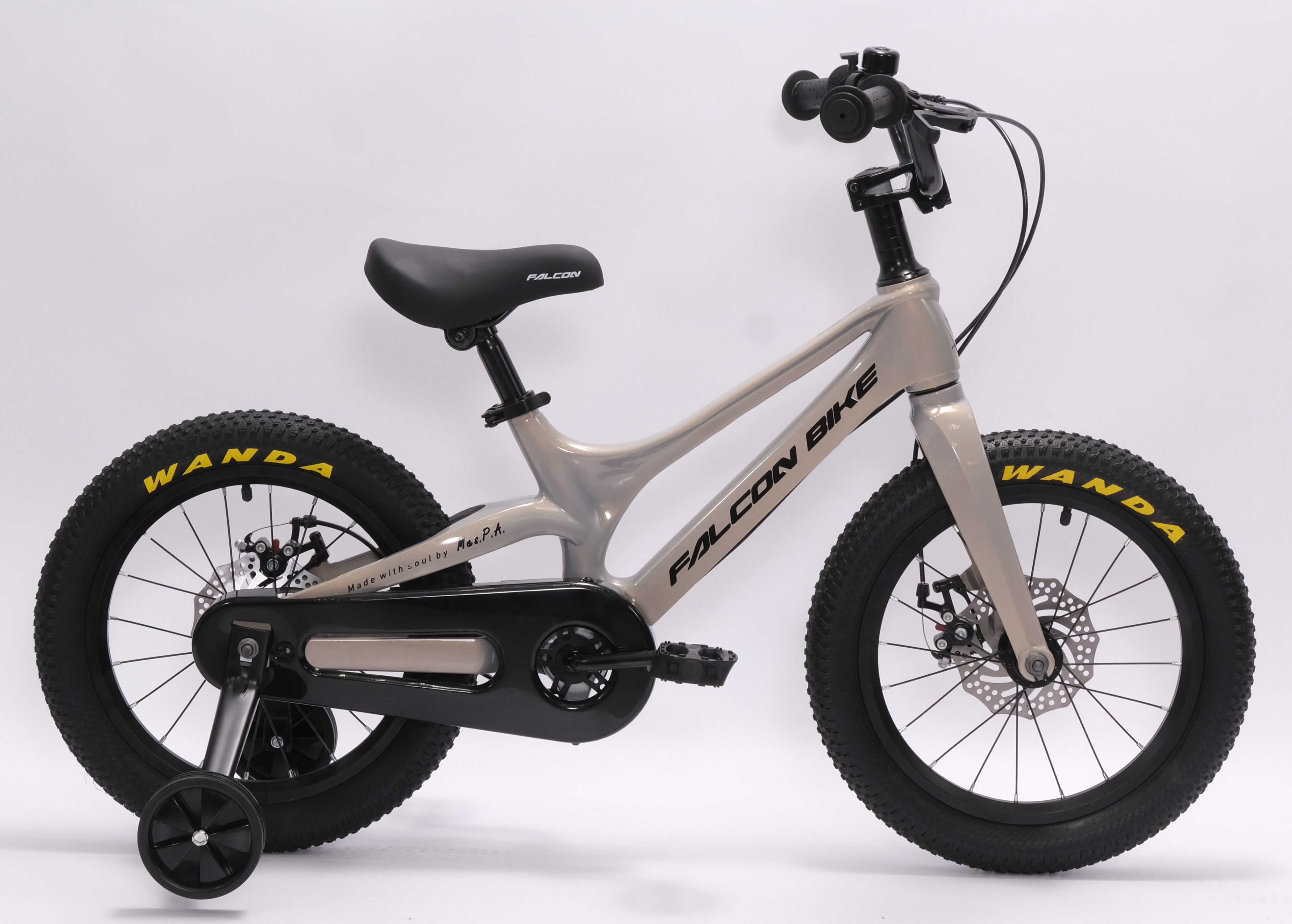 Велосипед FALCON BIKE 14" MILD серый, магниевый сплав