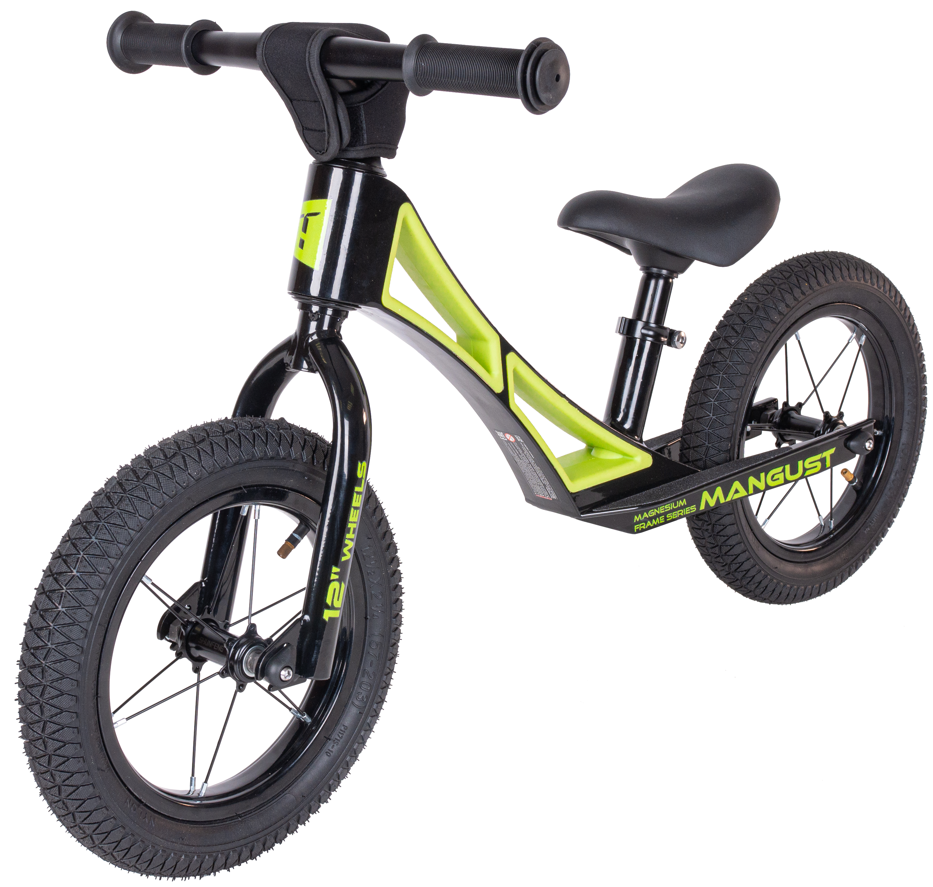 Беговел Mangust чрный 1/1  колпачки