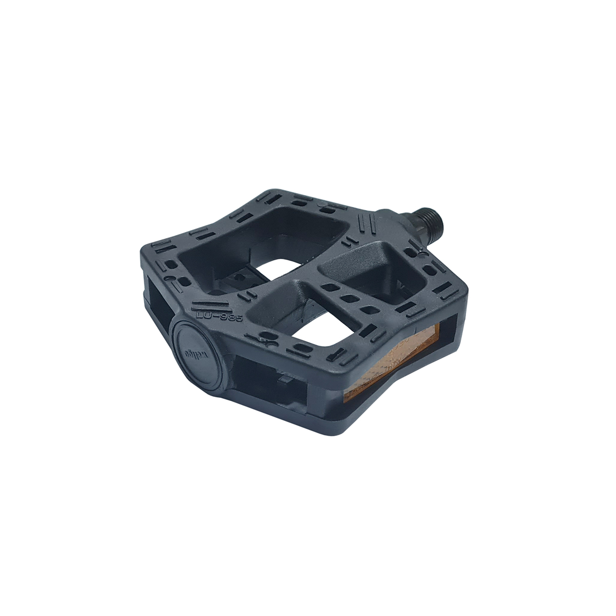 WELLGO Педали LU-985, BMX, пластик, ось из бористой стали, 9/16, 107,3х94,5х 8,2мм, 368г, чрные