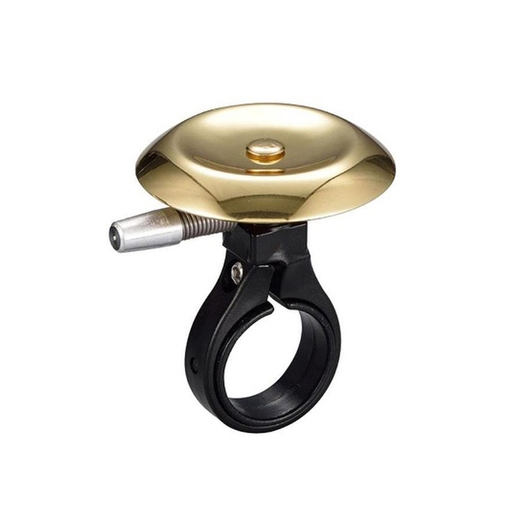 Звонок N1-B429BPO, латунь/пластик, D47мм, на руль 22,2-25,4мм, цвет латунь