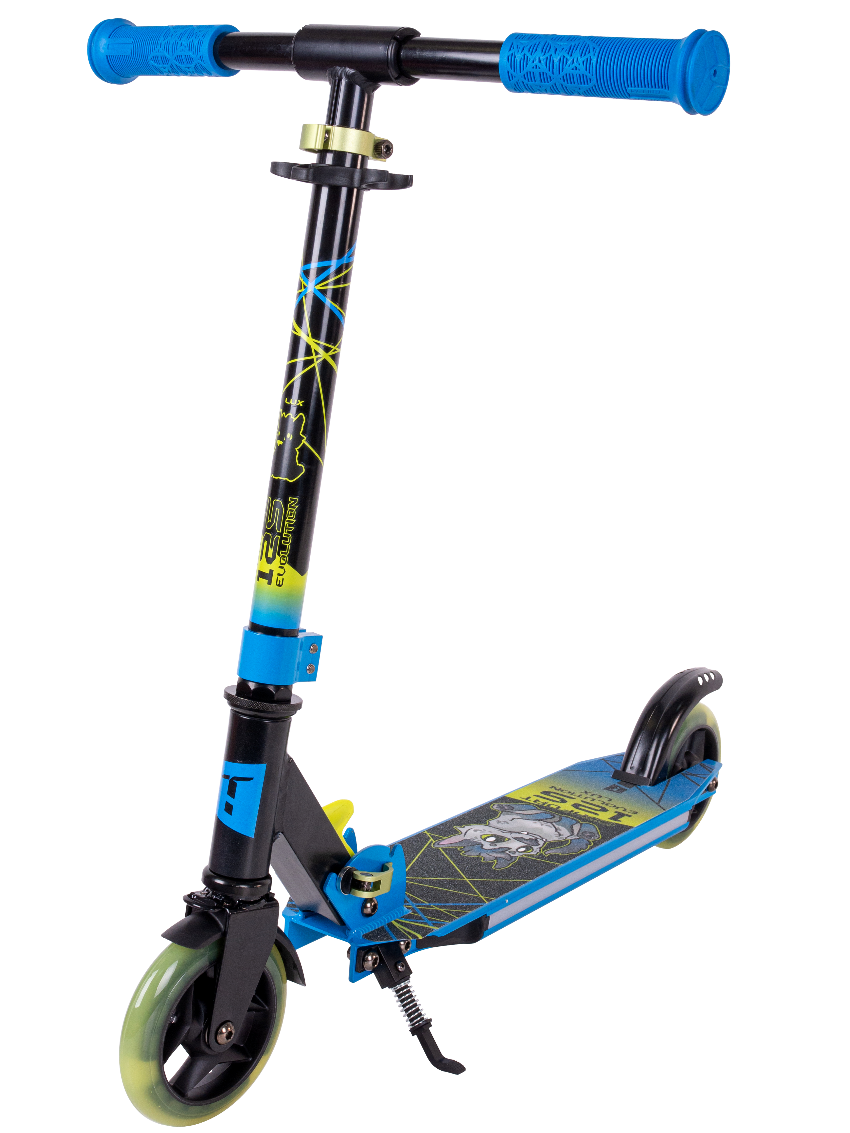 Самокат Comfort 125 evolution  lux blue 1/4