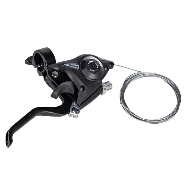 Тормозная ручка со встроенным шифтером мод.SUNRUN SL-KD-80, правая, 6ск.