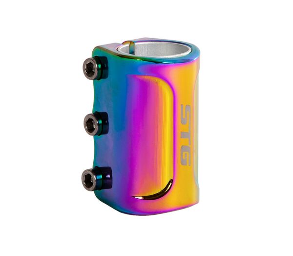 Зажим для трюкового самоката на 3 болта для компрессии SCS, неохром