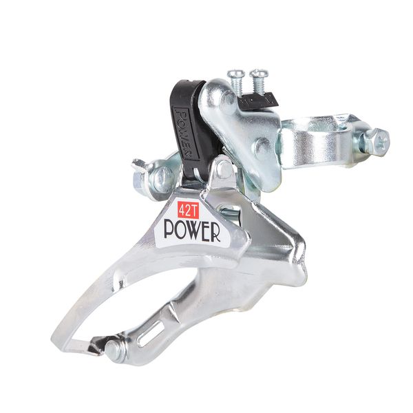 Переключатель передний .Power FD-10tt 24T-42T, 28.6мм, верхняя тяга