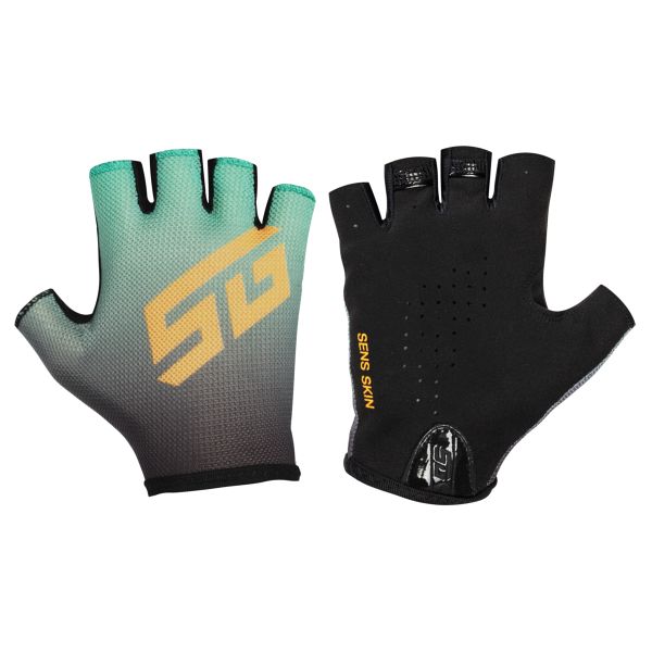 Перчатки STG Sens Skin, размер S, черный с зеленым