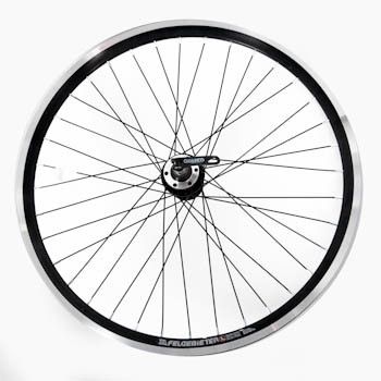 Колесо 27,5" зад, двойной пистонир.алюм.обод 32 отв, втулка KT-MD4R алюм.6 болтов под диск.