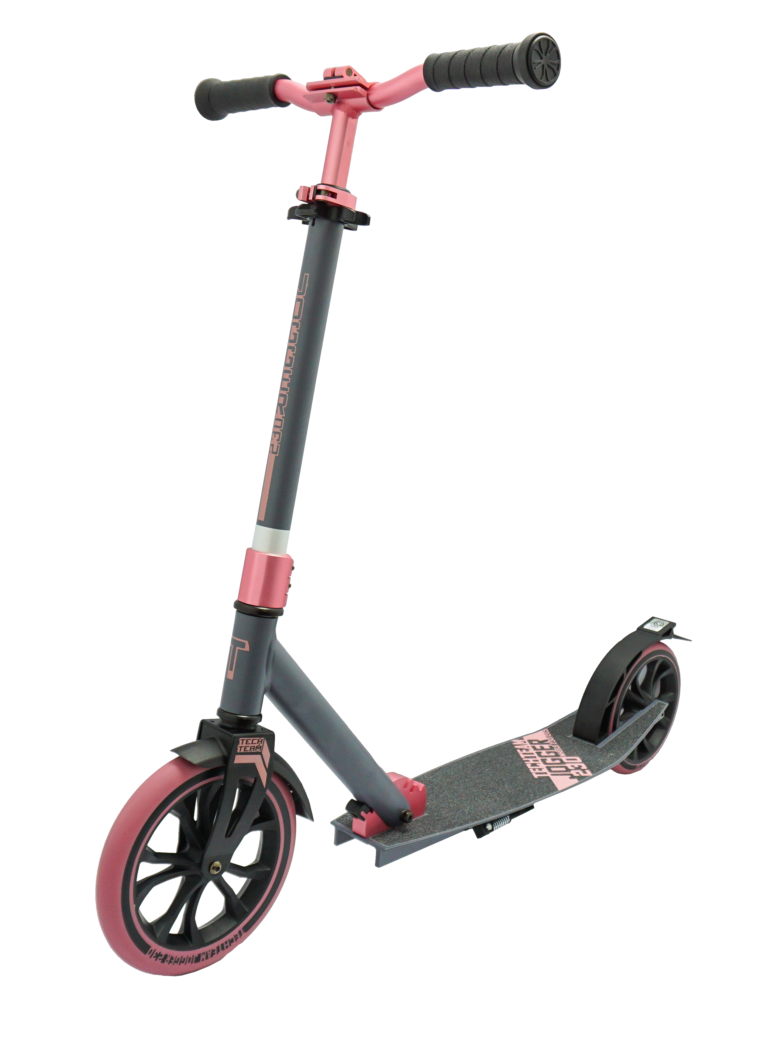 Самокат 230 jogger серо-розовый 1/2