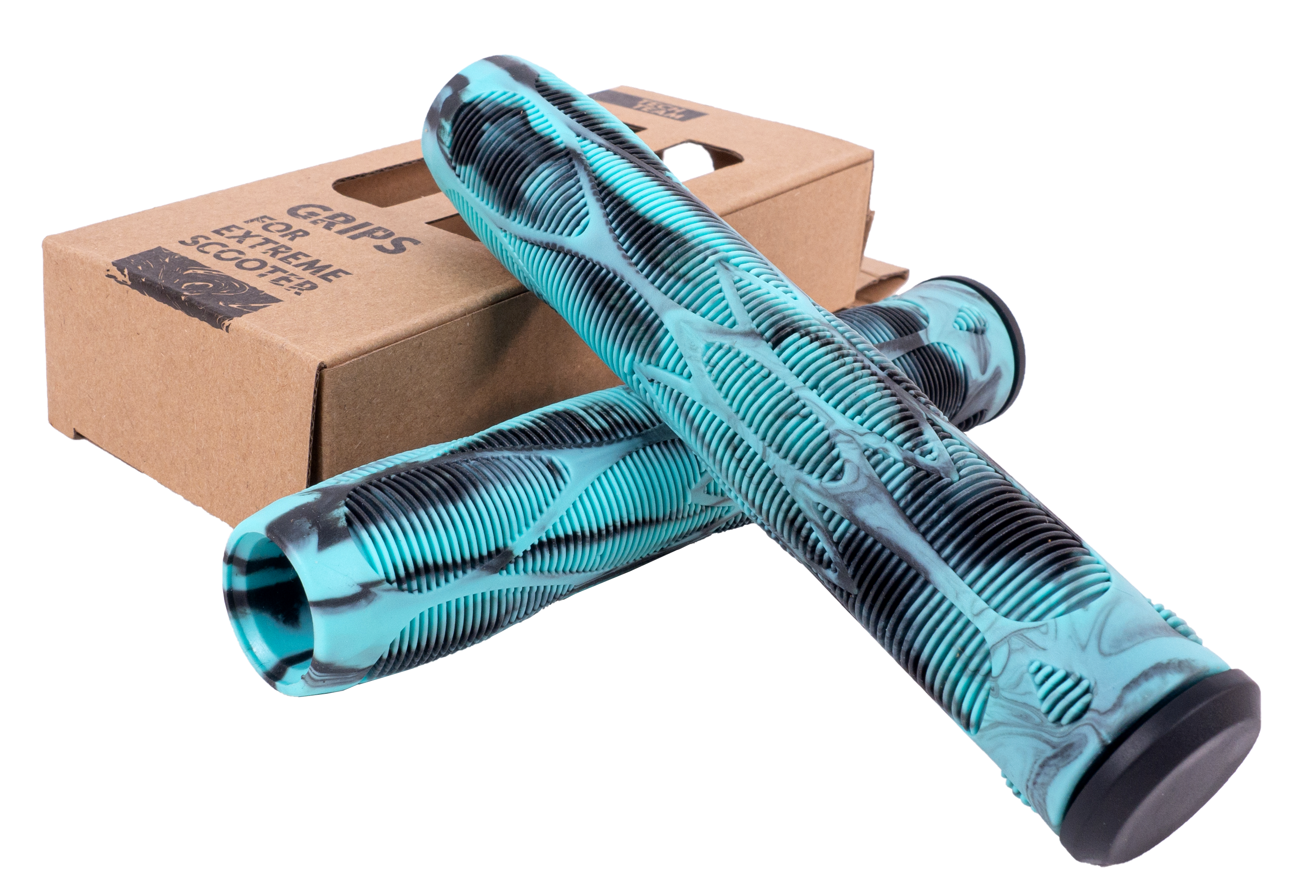 Грипсы 2шт с барендами  Voodoo 165 mm celadon