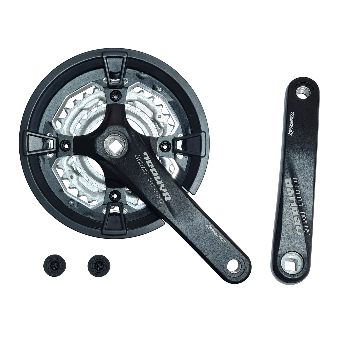 Система ZEPHYR, шатун 170мм, кованый AL-6061-T6, матовый чрный, совместимость 10ск., линия цепи 50мм