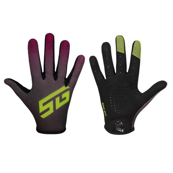 Перчатки полноразмерные STG Sens Skin, размер S, черный с бордовым