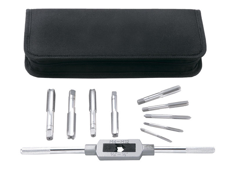 SUPER B (Premium) ТВ-19000 Набор метчиков с держателем 1/2х20 левый и правый 9/16х20 левый и правый 