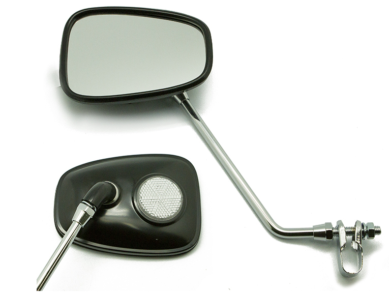 Зеркало CL-0695 с белым катафотом на обратной стороне