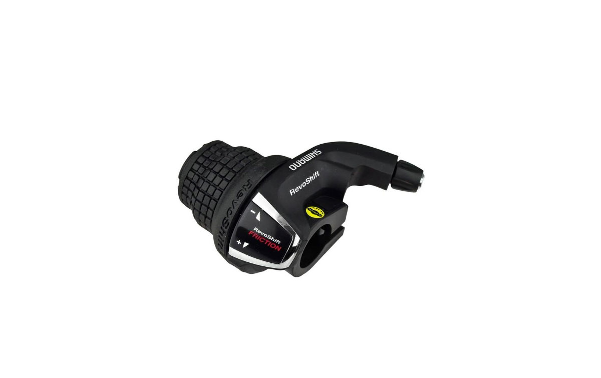 Шифтер Shimano Tourney TY, RS35, левый, 3 скорости (Friction), без индикатора, трос 2050мм, черный, 