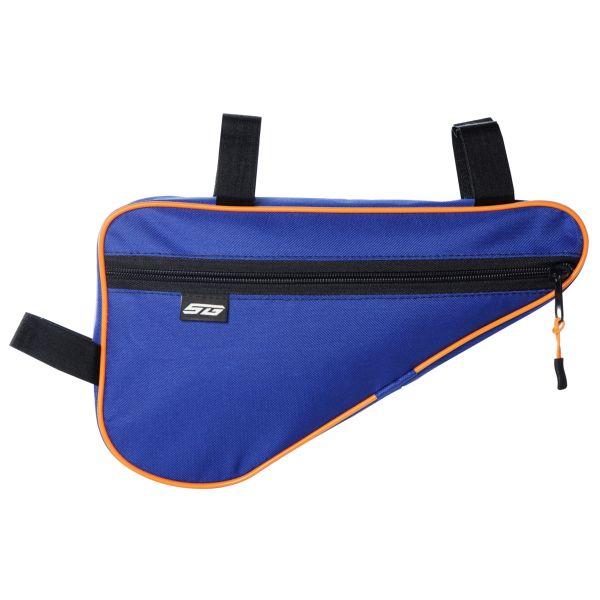 Велосумка под раму, модель STG FB-002, размер 30х17х6 см, василк/оранжевый