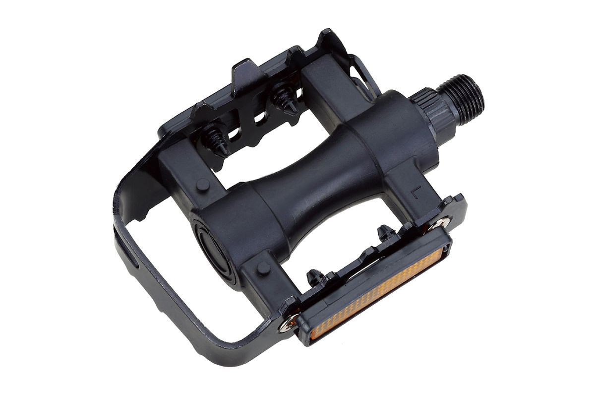 Педали MTB алюм./пластик 9/16, 96х81мм, черно/серебр.